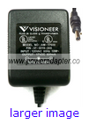 VISIONEER AM-17600 AC ADAPTER 17VDC 600mA USED -(+)- 2.1x5.5mm VISIONEER AM-17600 AC ADAPTER 17VDC 600mA USED -(+)- 2.1x5.5mm